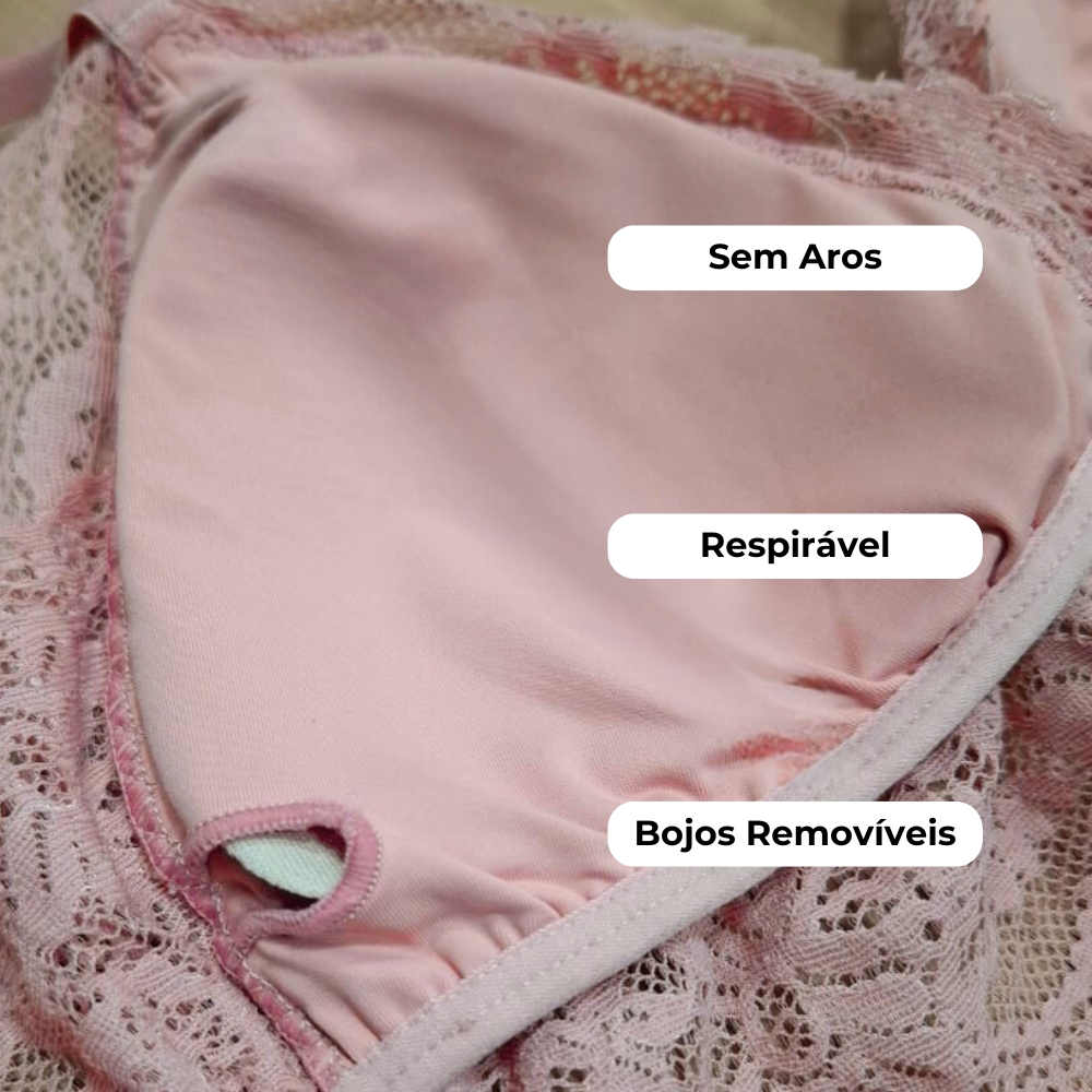 Sutiã Aurora - com Renda Delicada