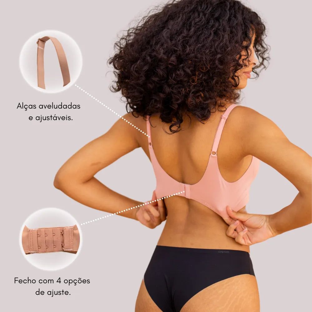 Sutiã Conforto Premium - Alça Fina Modelagem e Conforto